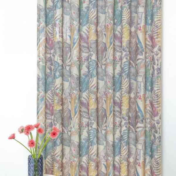 Színes nagyleveles függöny 2.