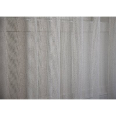 Drapp szőtt hatású csíkos függöny