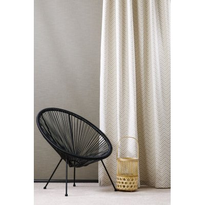 Bézs cikkcakk mintás kültéri dekor