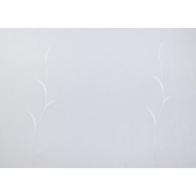 Fehér leveles sablé függöny