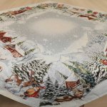 Szarvasos karácsonyi asztalközép