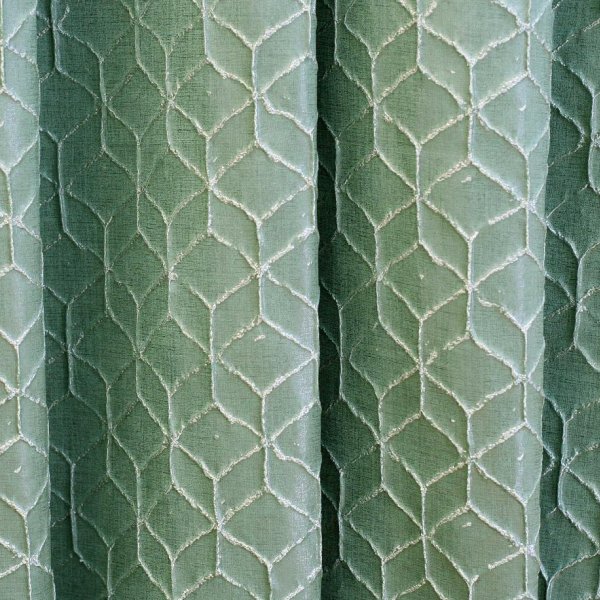 Zöld 3D mintás dekor