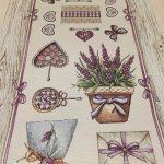 Levendulás nagyfutó 45x140cm