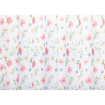 Színes virágos függöny