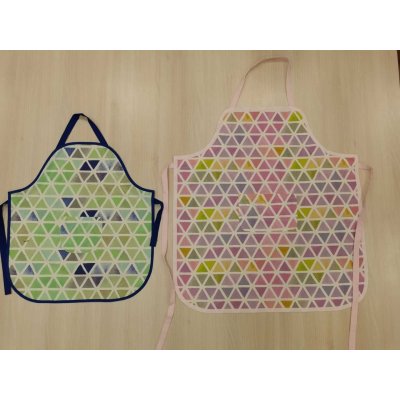 Modern mintás  kötény szett