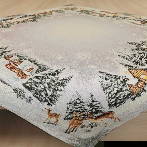 Őzike mintás asztalközép