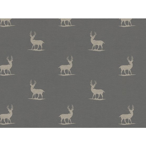 Szarvasmintás szürke dekor