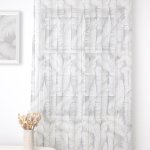 Szürke leveles függöny