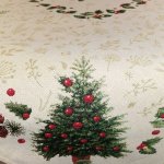 Karácsonyfás asztalközép