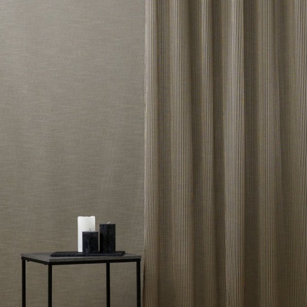 Cappucino anyagában csíkos függöny