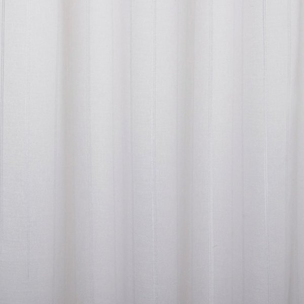 Világosszürke ezüst csíkos függöny